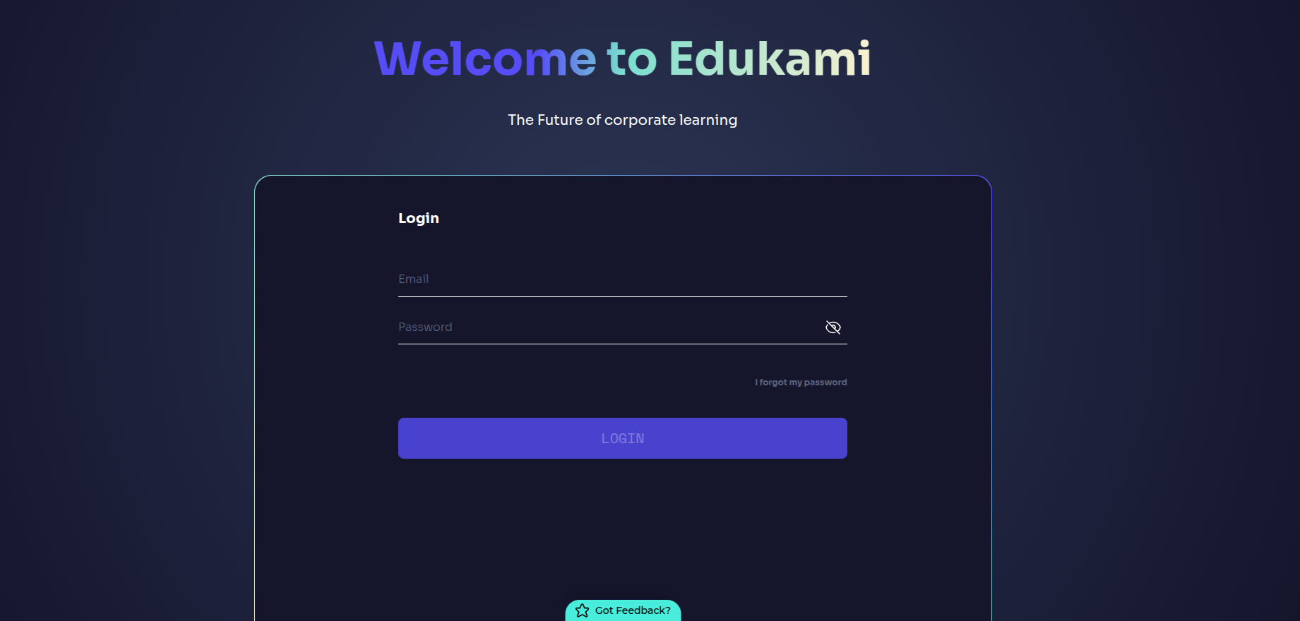 Edukami Landing