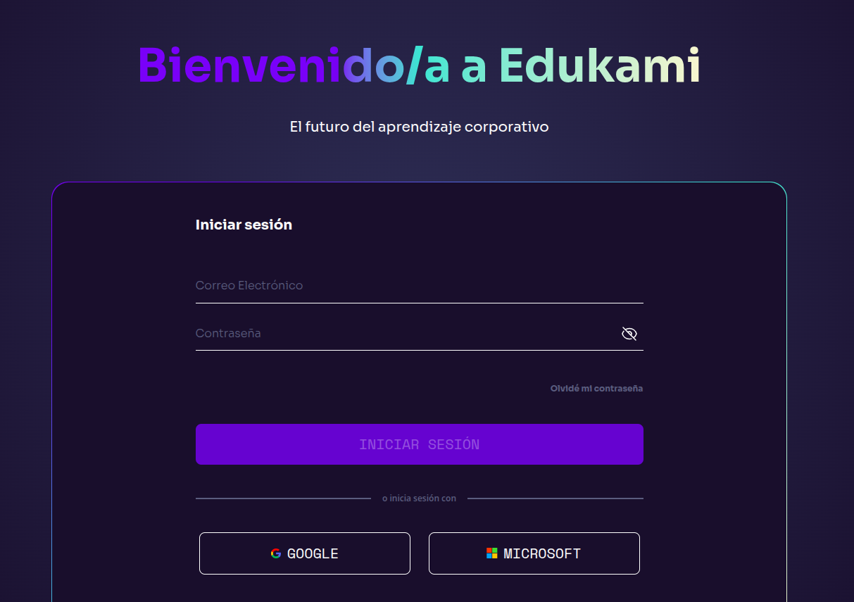Edukami Landing